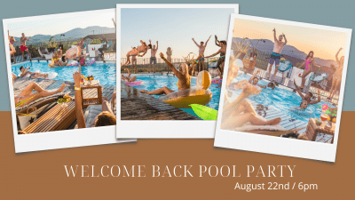 Welcome Back Pool Party