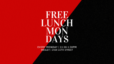 FREE LUNCH MONDAYS