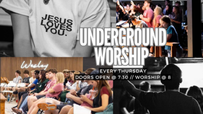 Underground Worship Service